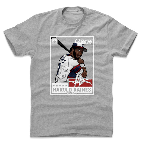 Harold Baines Shirt, Chicago Baseball Hall of Fame Men's Cotton T-Shirt