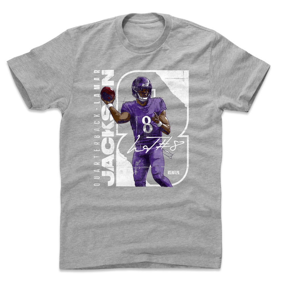 Lamar Jackson Men's Cotton T-Shirt | 500 LEVEL