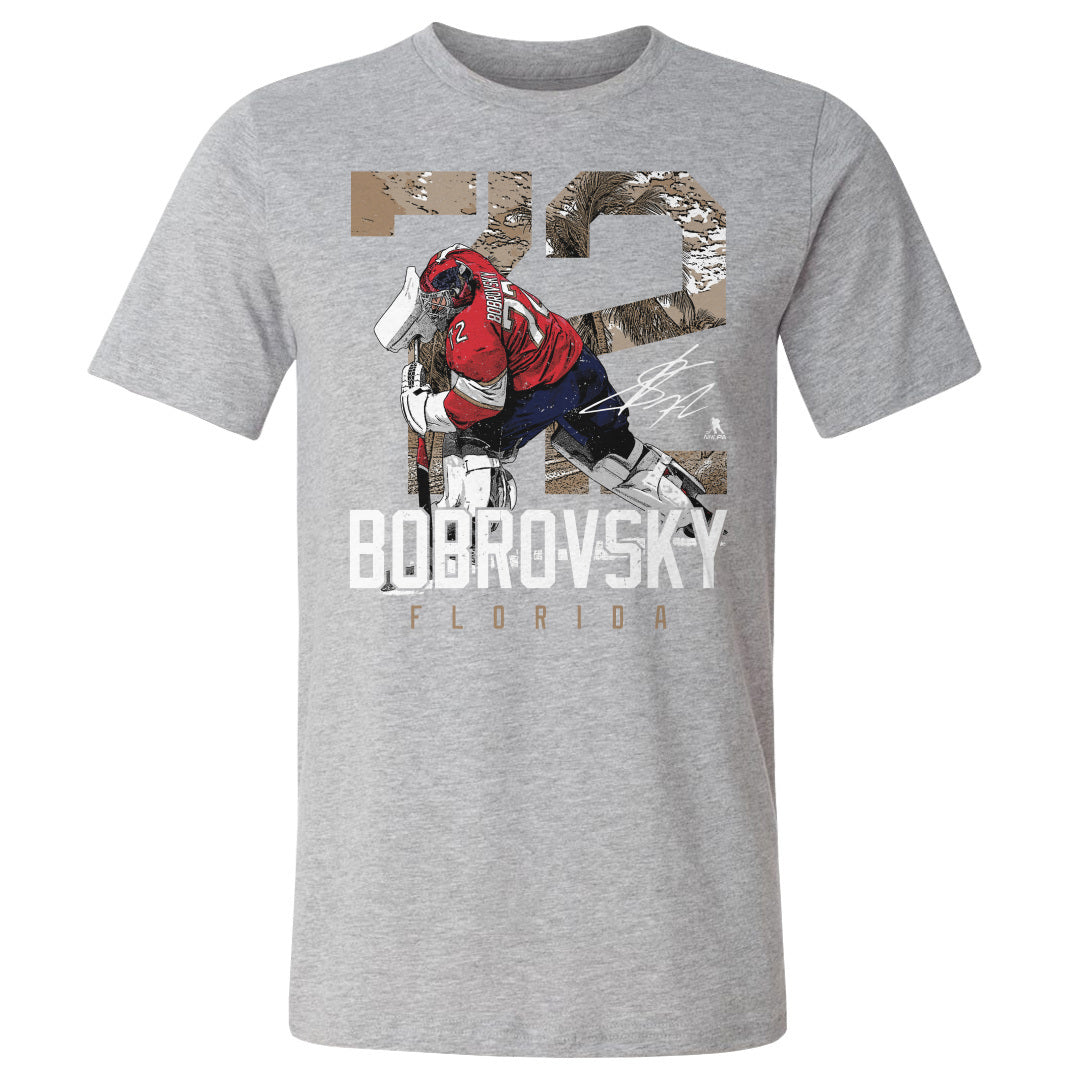 Sergei Bobrovsky Men's Cotton T-Shirt | 500 LEVEL