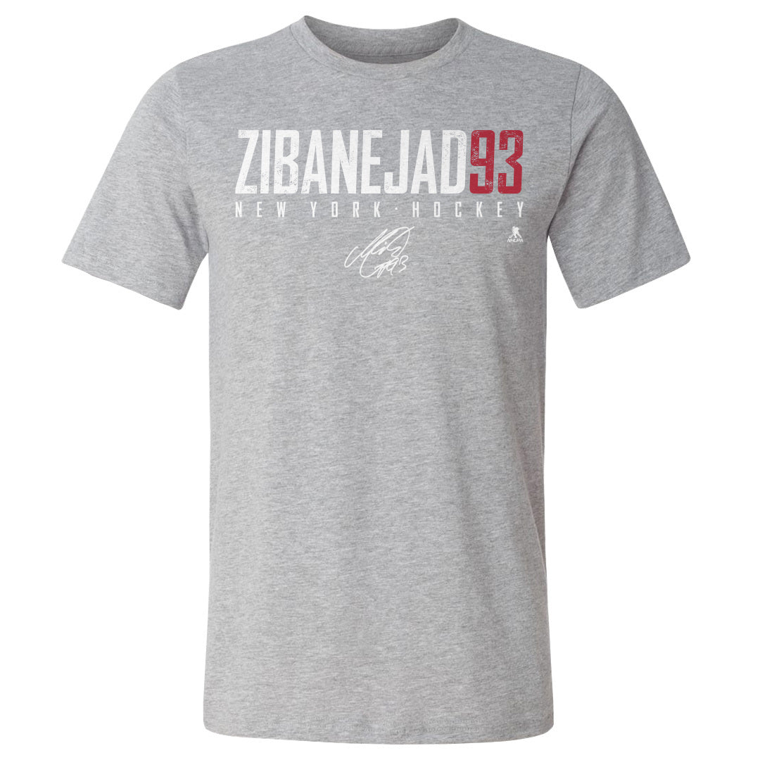 Mika Zibanejad Men's Cotton T-Shirt | 500 LEVEL