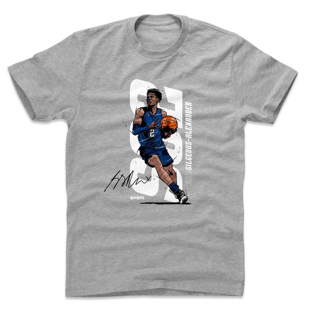 Shai Gilgeous-Alexander Men's Cotton T-Shirt | 500 LEVEL
