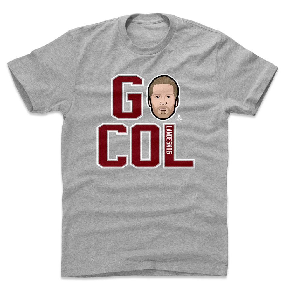 Gabriel Landeskog Men's Cotton T-Shirt | 500 LEVEL