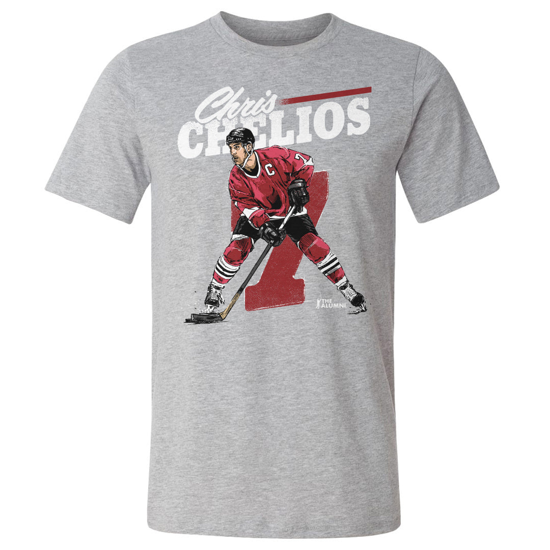 Chris Chelios Men's Cotton T-Shirt | 500 LEVEL