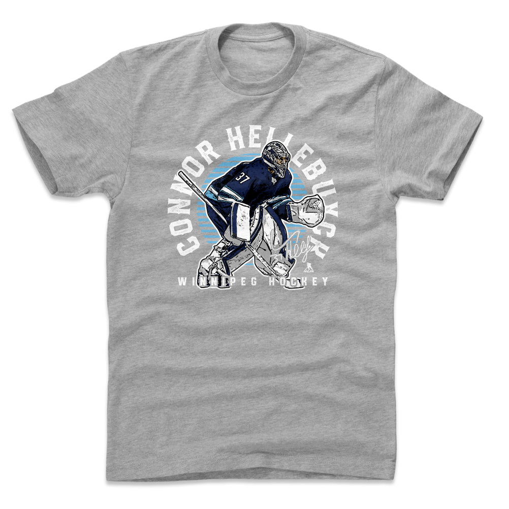 Connor Hellebuyck Men's Cotton T-Shirt | 500 LEVEL