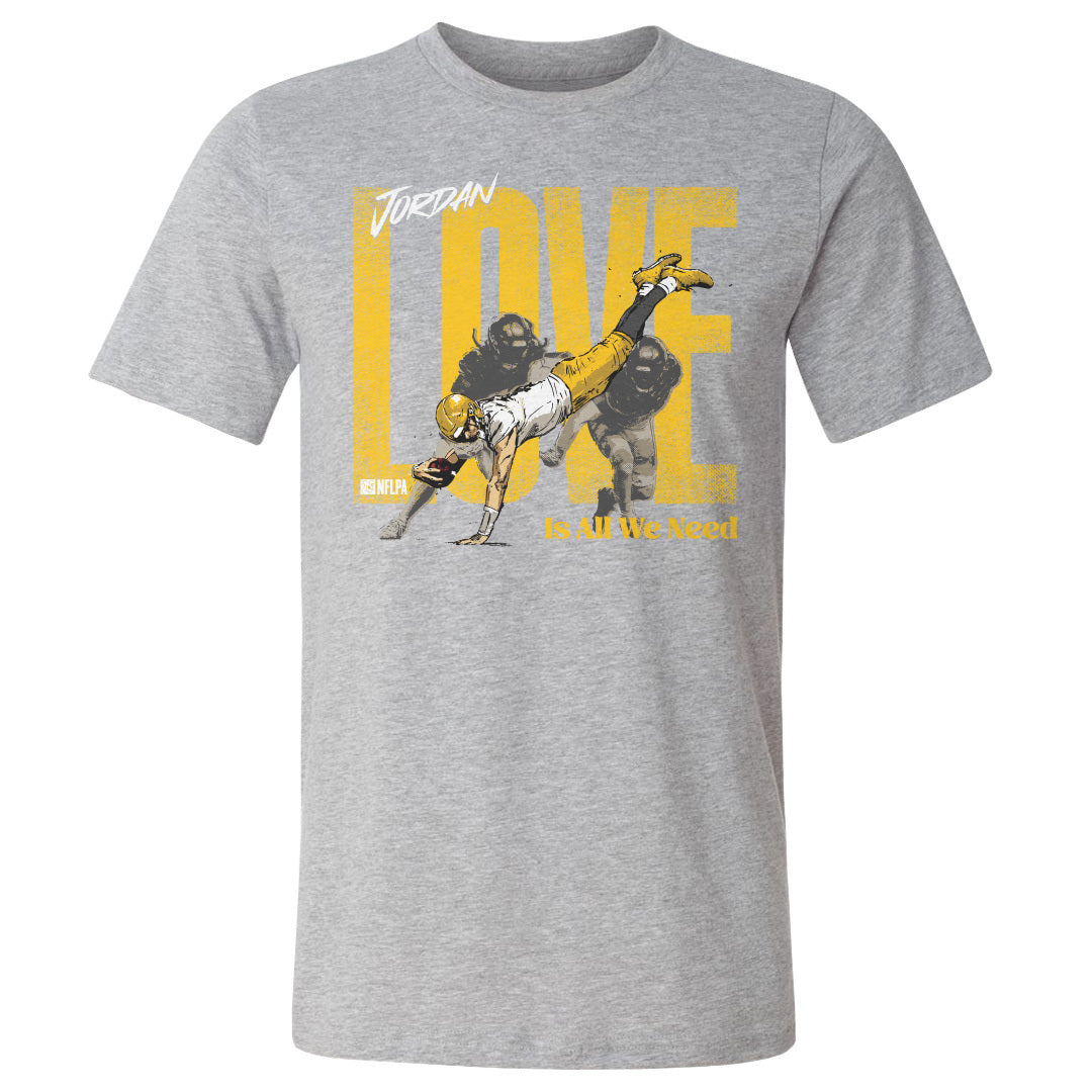 Jordan Love Men's Cotton T-Shirt | 500 LEVEL