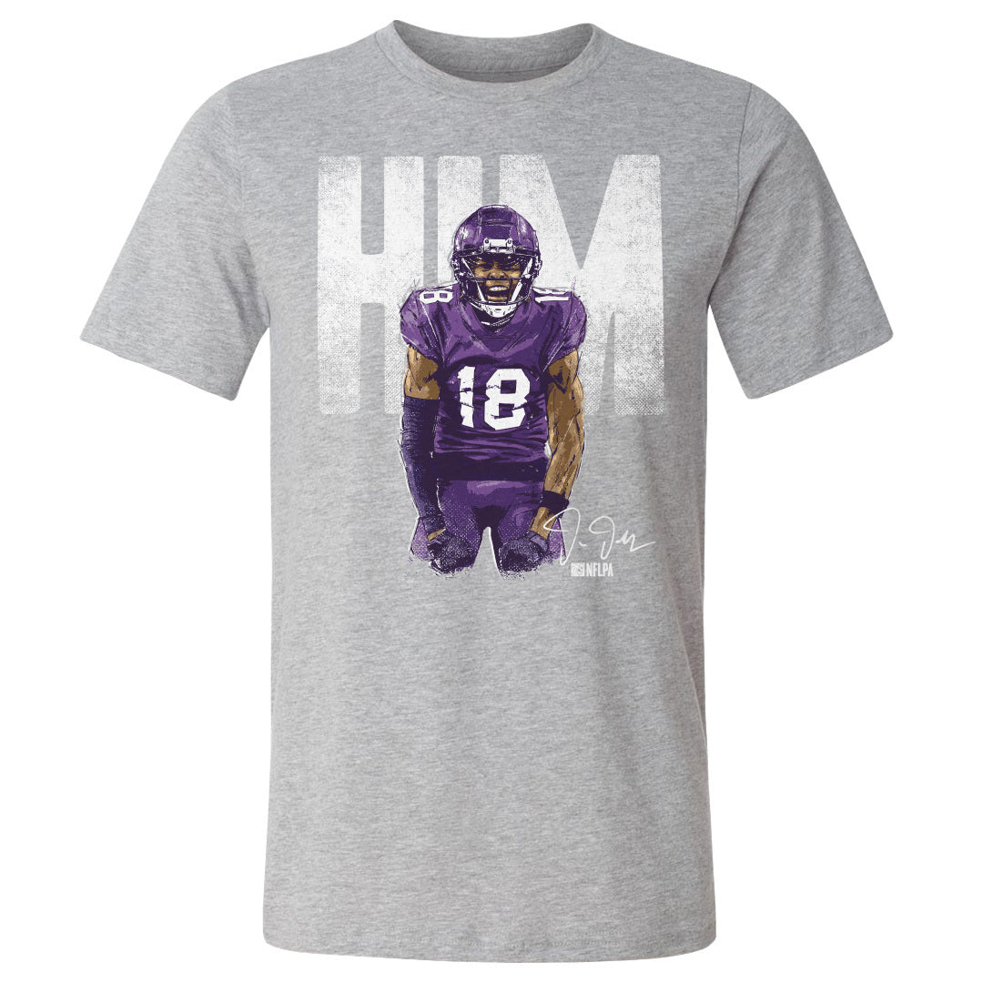 Justin Jefferson Men's Cotton T-Shirt | 500 LEVEL