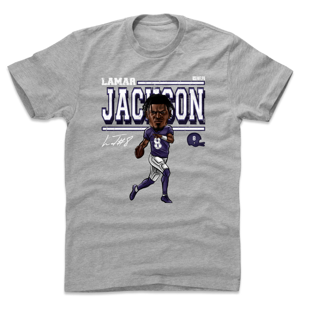 Lamar Jackson Men's Cotton T-Shirt | 500 LEVEL