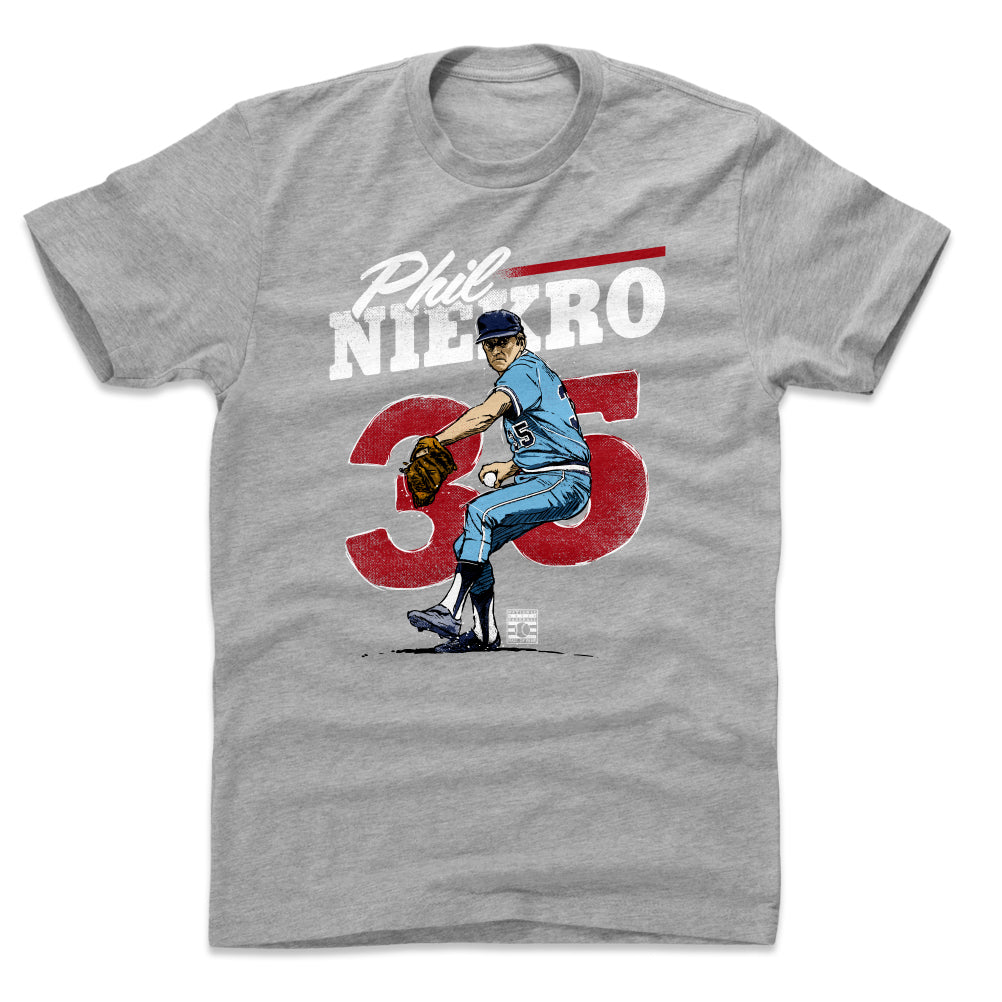 Phil Niekro Men's Cotton T-Shirt | 500 LEVEL
