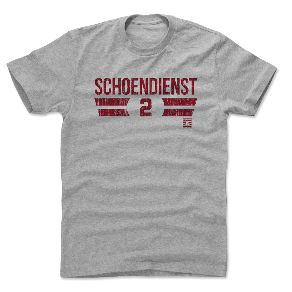 Red Schoendienst Men's Cotton T-Shirt | 500 LEVEL