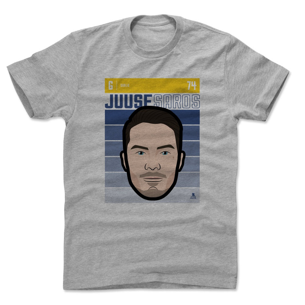 Juuse Saros Men's Cotton T-Shirt | 500 LEVEL