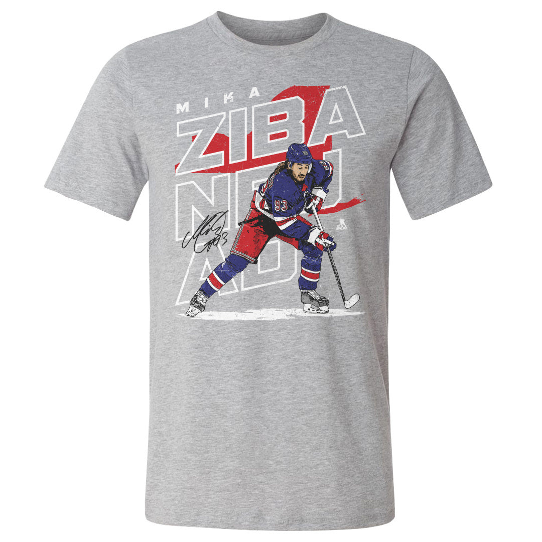 Mika Zibanejad Men's Cotton T-Shirt | 500 LEVEL
