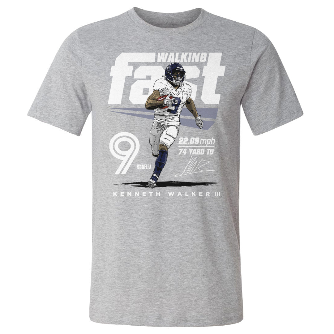 Kenneth Walker III Men's Cotton T-Shirt | 500 LEVEL