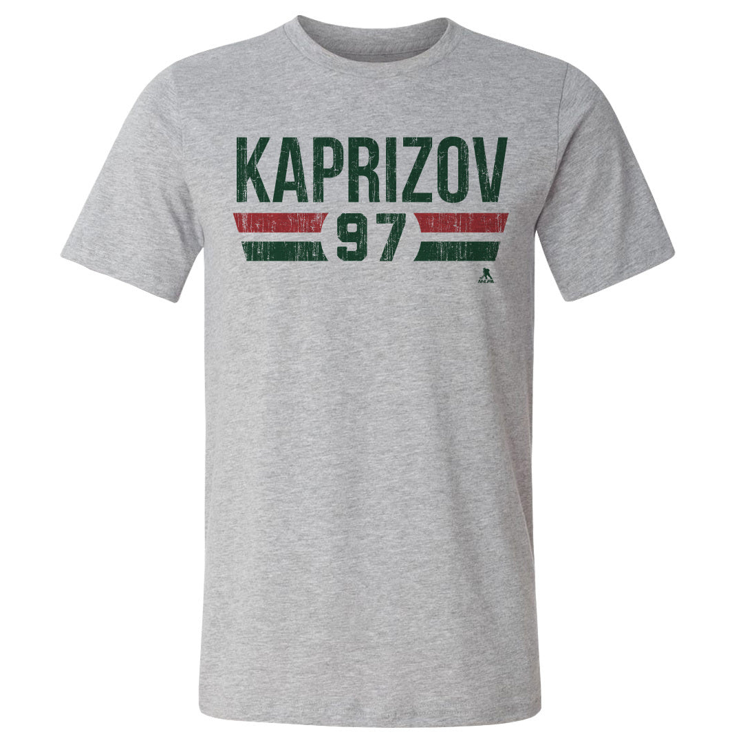 Kirill Kaprizov Men's Cotton T-Shirt | 500 LEVEL