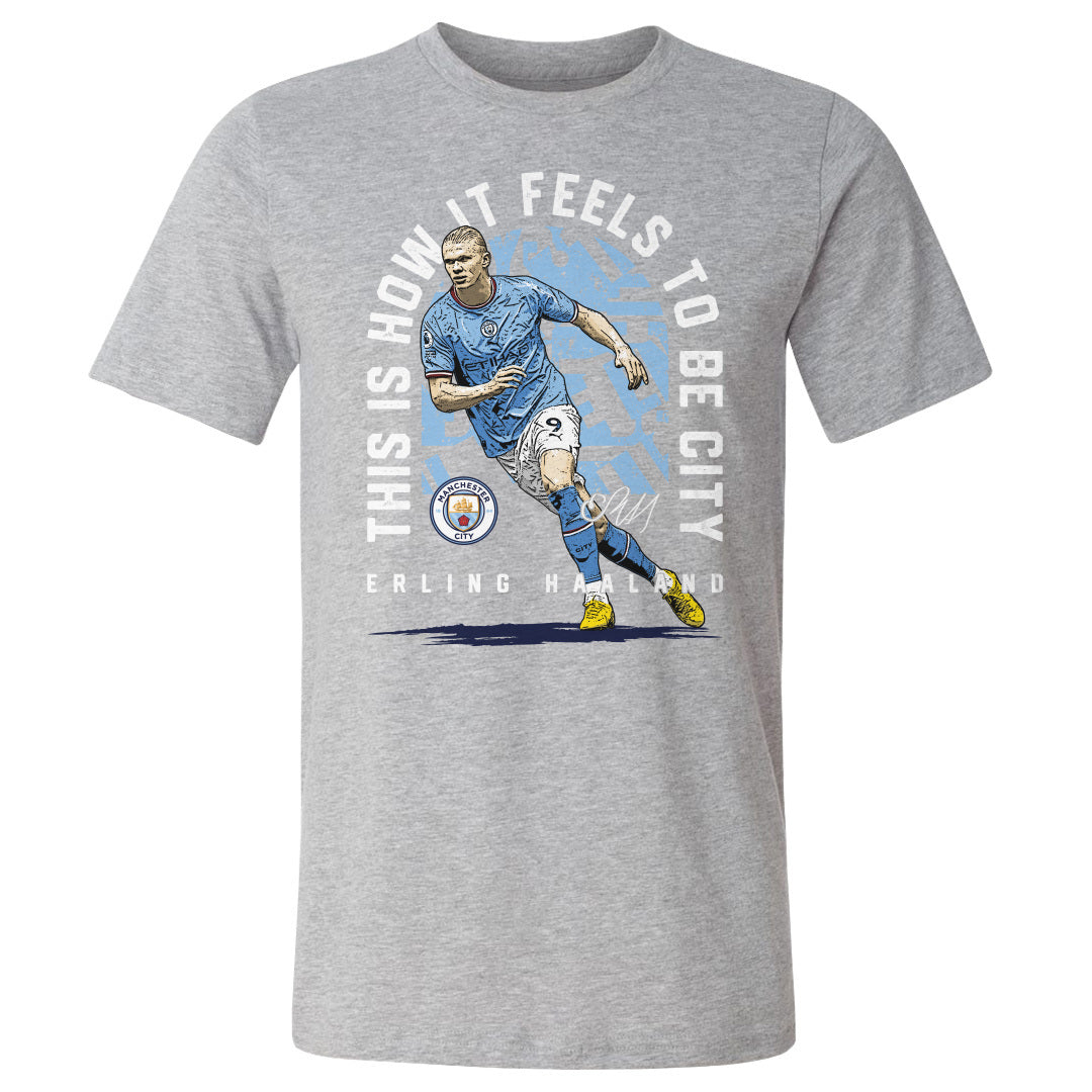 Erling Haaland Men's Cotton T-Shirt | 500 LEVEL