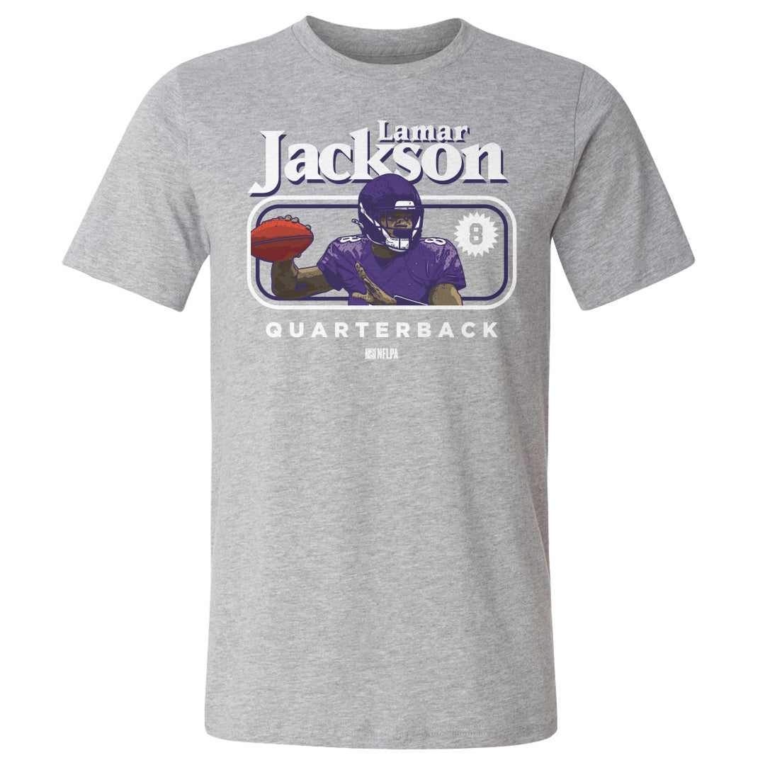 Lamar Jackson Men's Cotton T-Shirt | 500 LEVEL