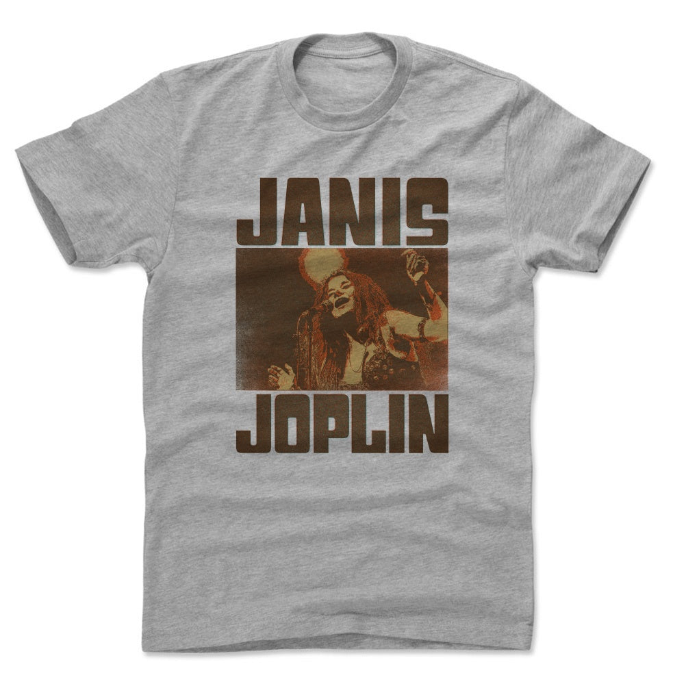 Janis Joplin Men's Cotton T-Shirt | 500 LEVEL