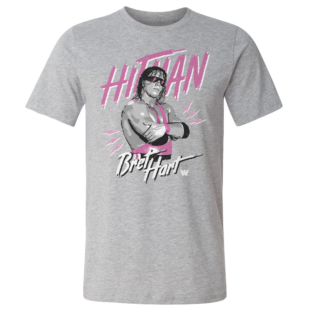 Bret Hart Men's Cotton T-Shirt | 500 LEVEL