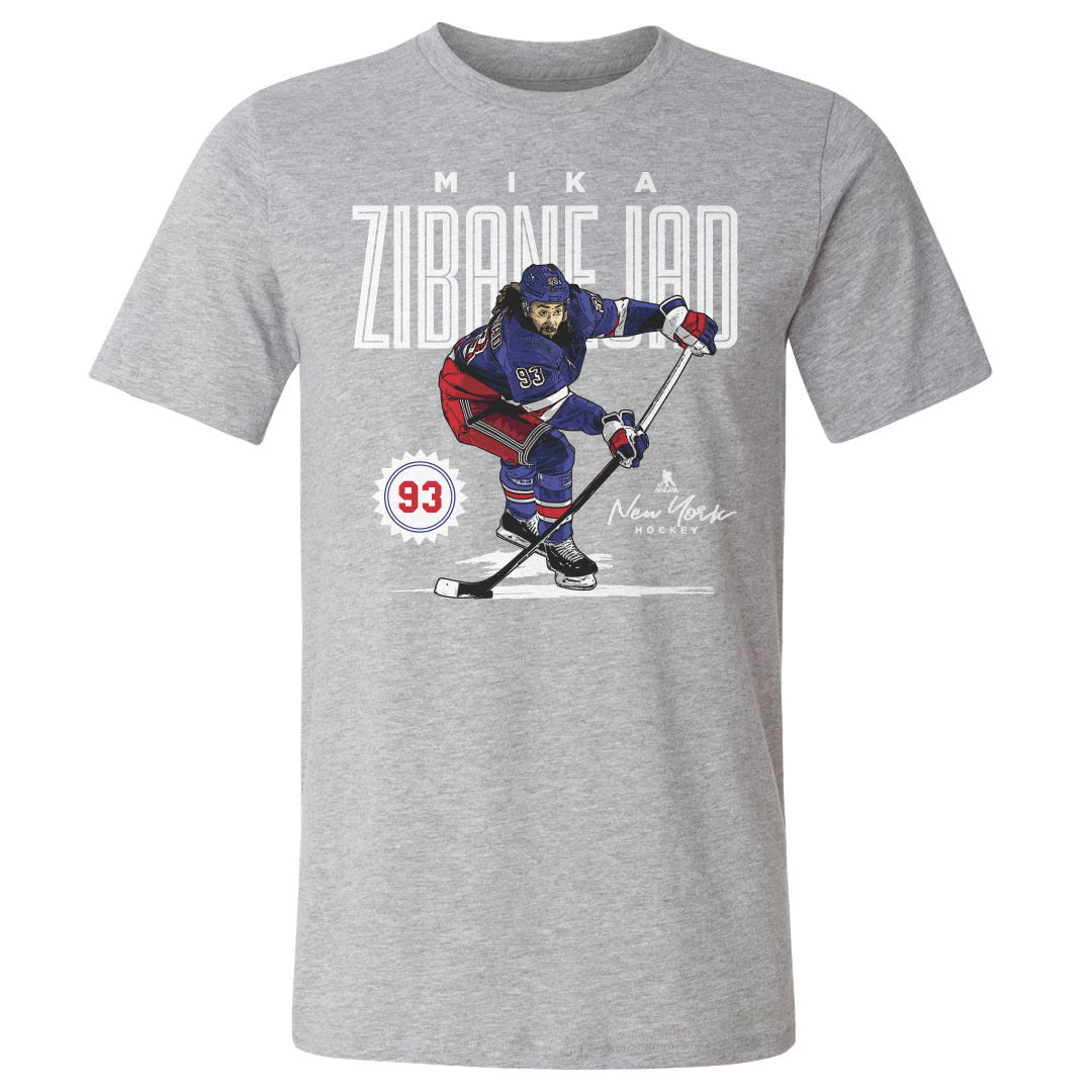 Mika Zibanejad Men's Cotton T-Shirt | 500 LEVEL