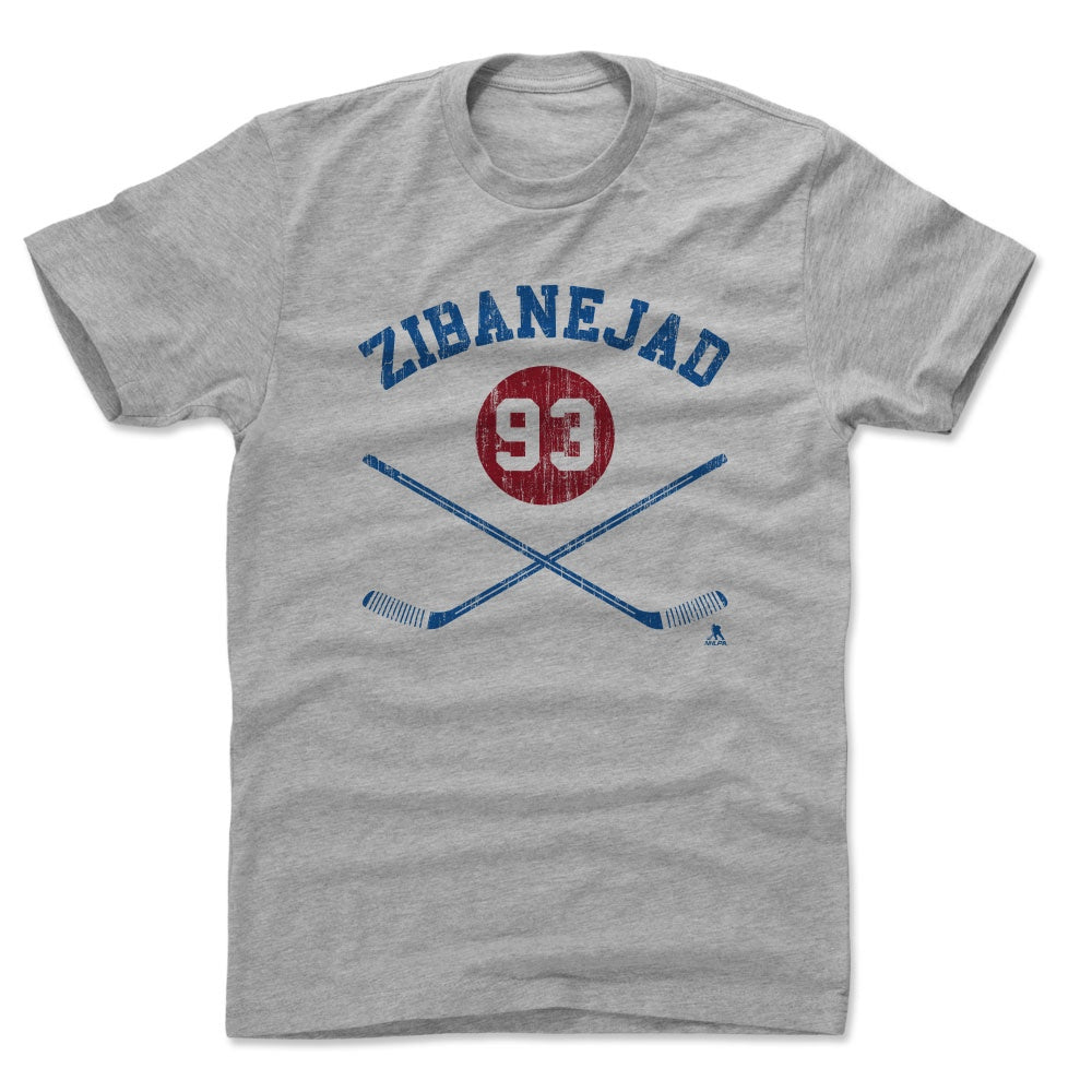 Mika Zibanejad Men's Cotton T-Shirt | 500 LEVEL
