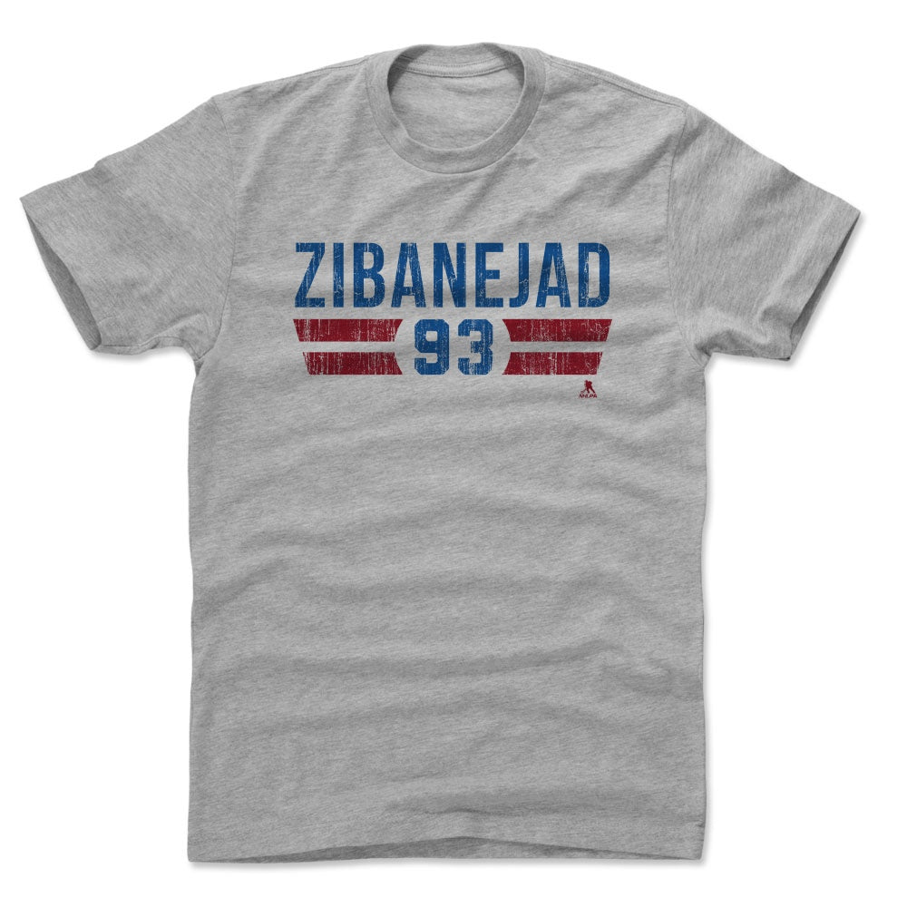 Mika Zibanejad Men's Cotton T-Shirt | 500 LEVEL