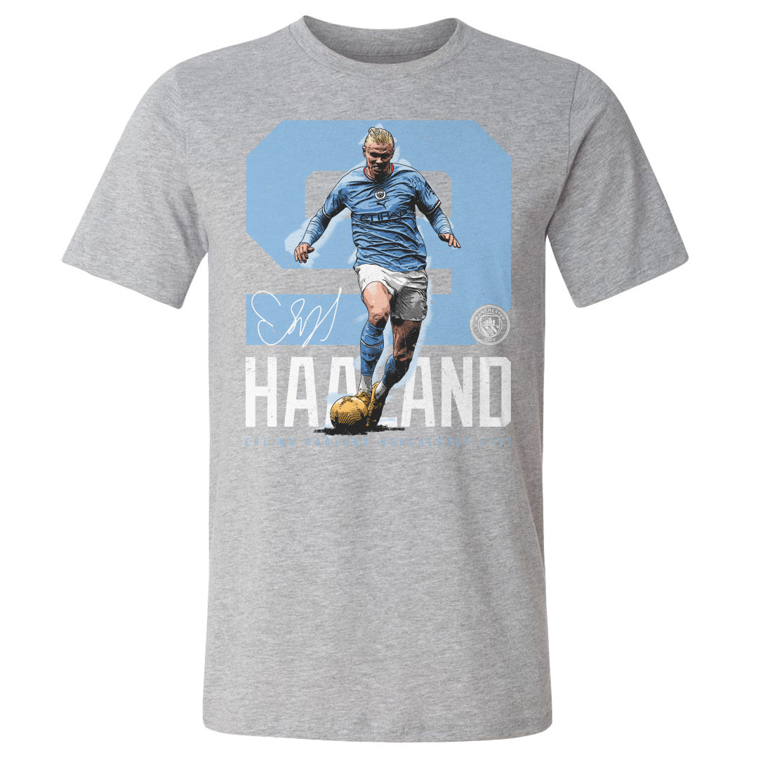 Erling Haaland Men's Cotton T-Shirt | 500 LEVEL