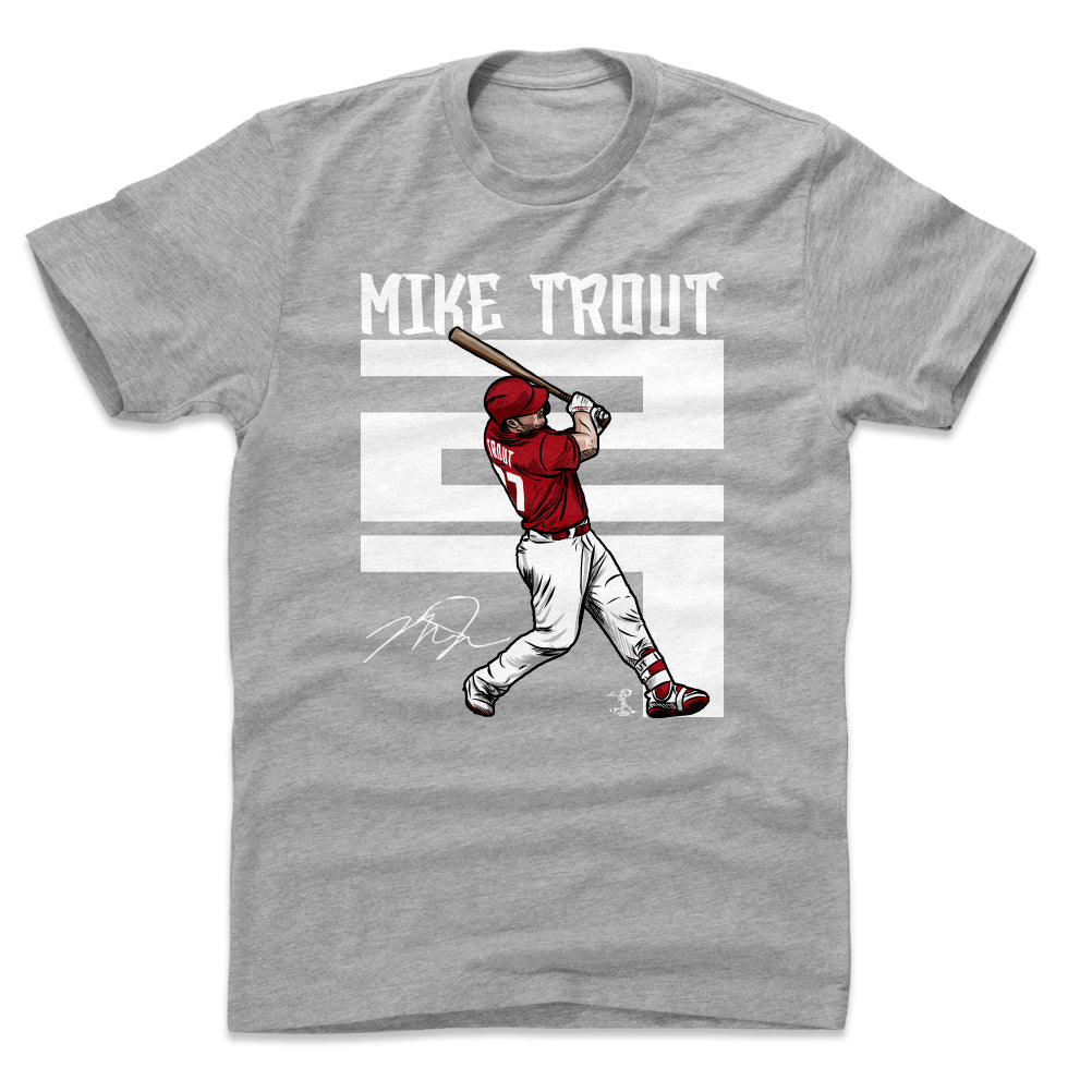 Mike Trout Men's Cotton T-Shirt | 500 LEVEL