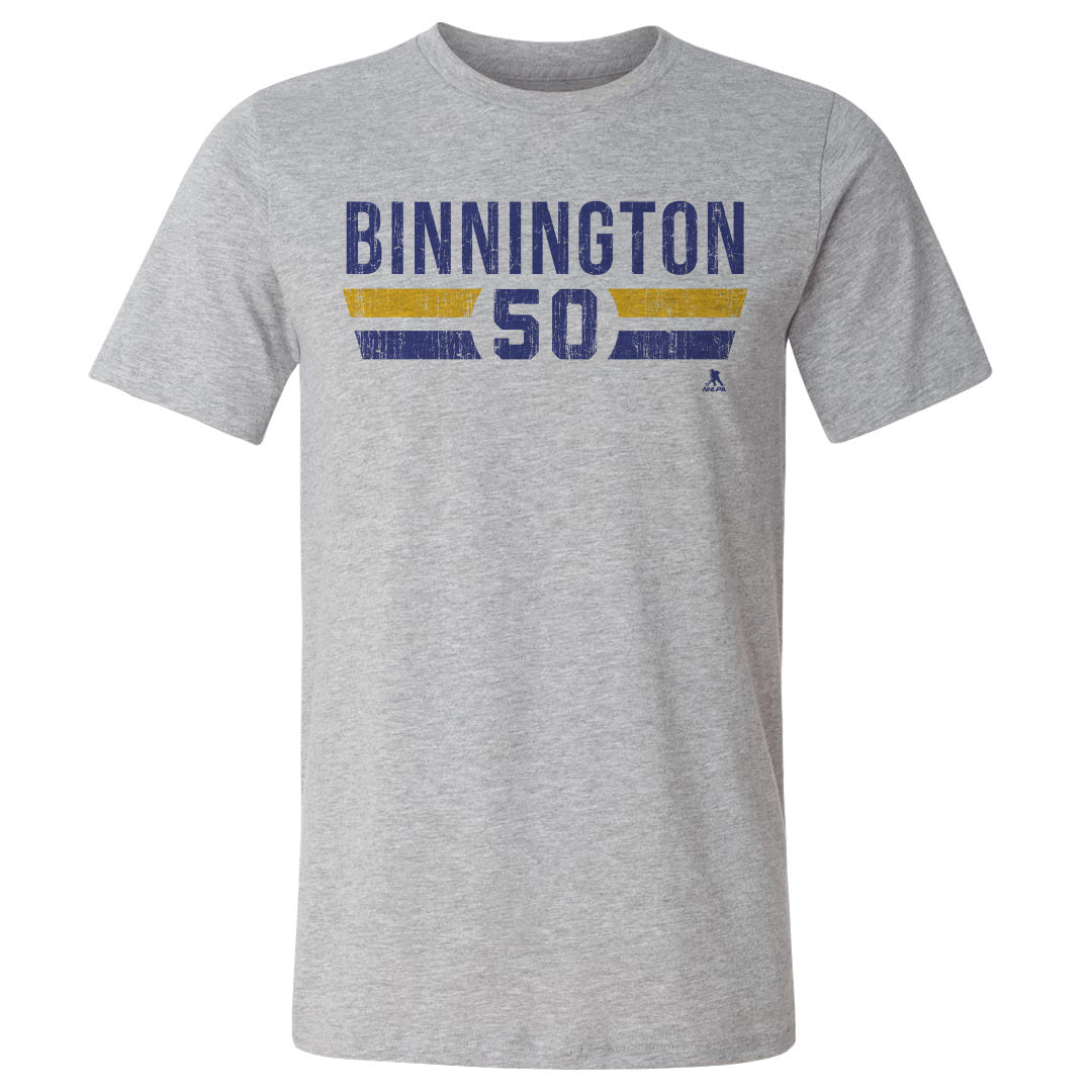 Jordan Binnington Men's Cotton T-Shirt | 500 LEVEL