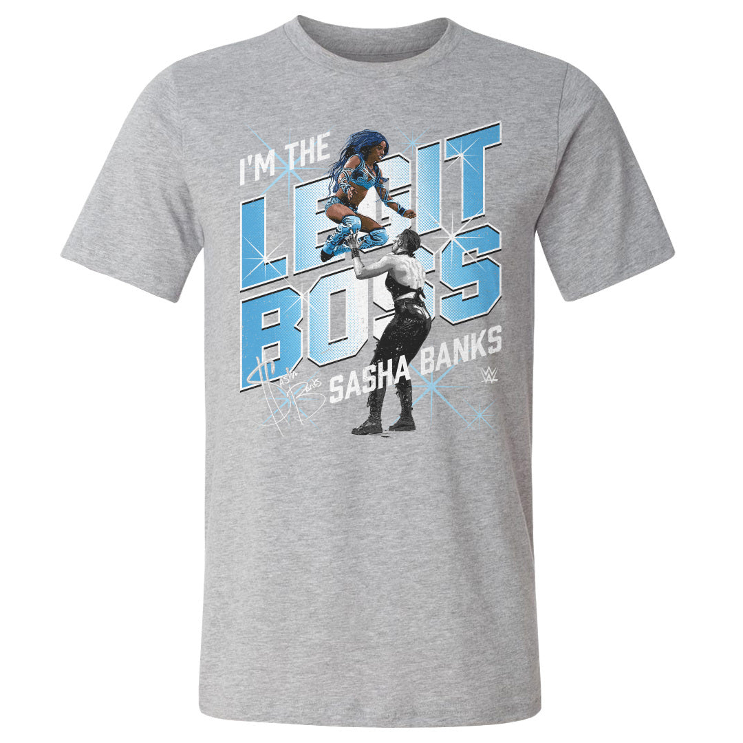Sasha Banks Men's Cotton T-Shirt | 500 LEVEL