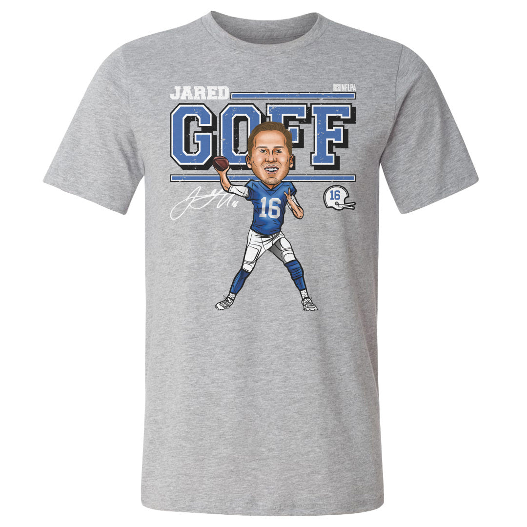 Jared Goff Men's Cotton T-Shirt | 500 LEVEL