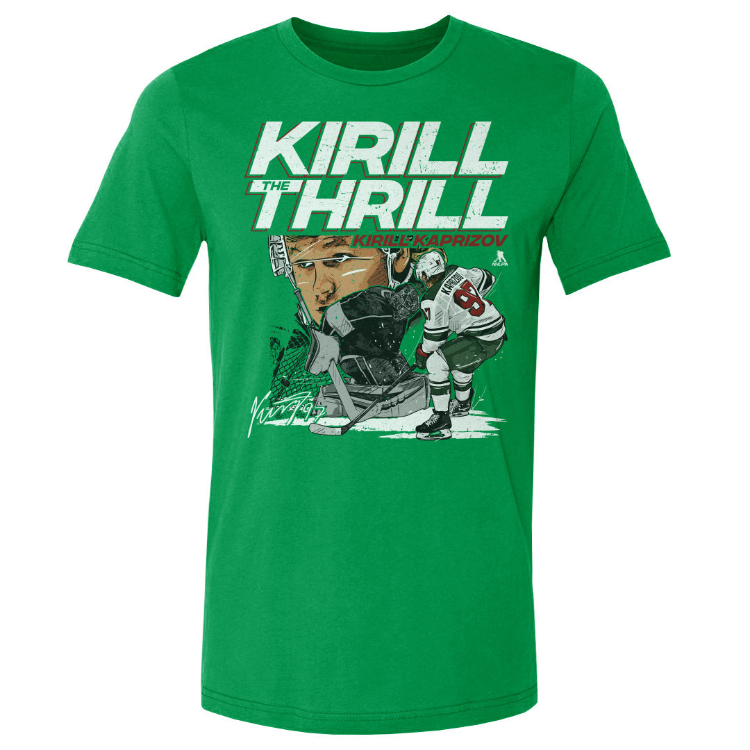 Kirill Kaprizov Men's Cotton T-Shirt | 500 LEVEL