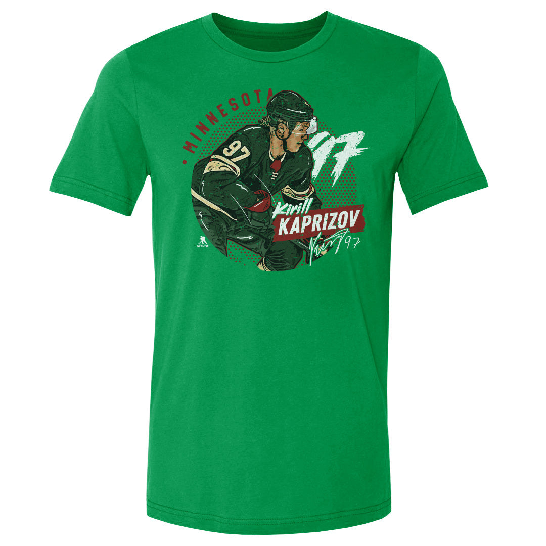 Kirill Kaprizov Men's Cotton T-Shirt | 500 LEVEL