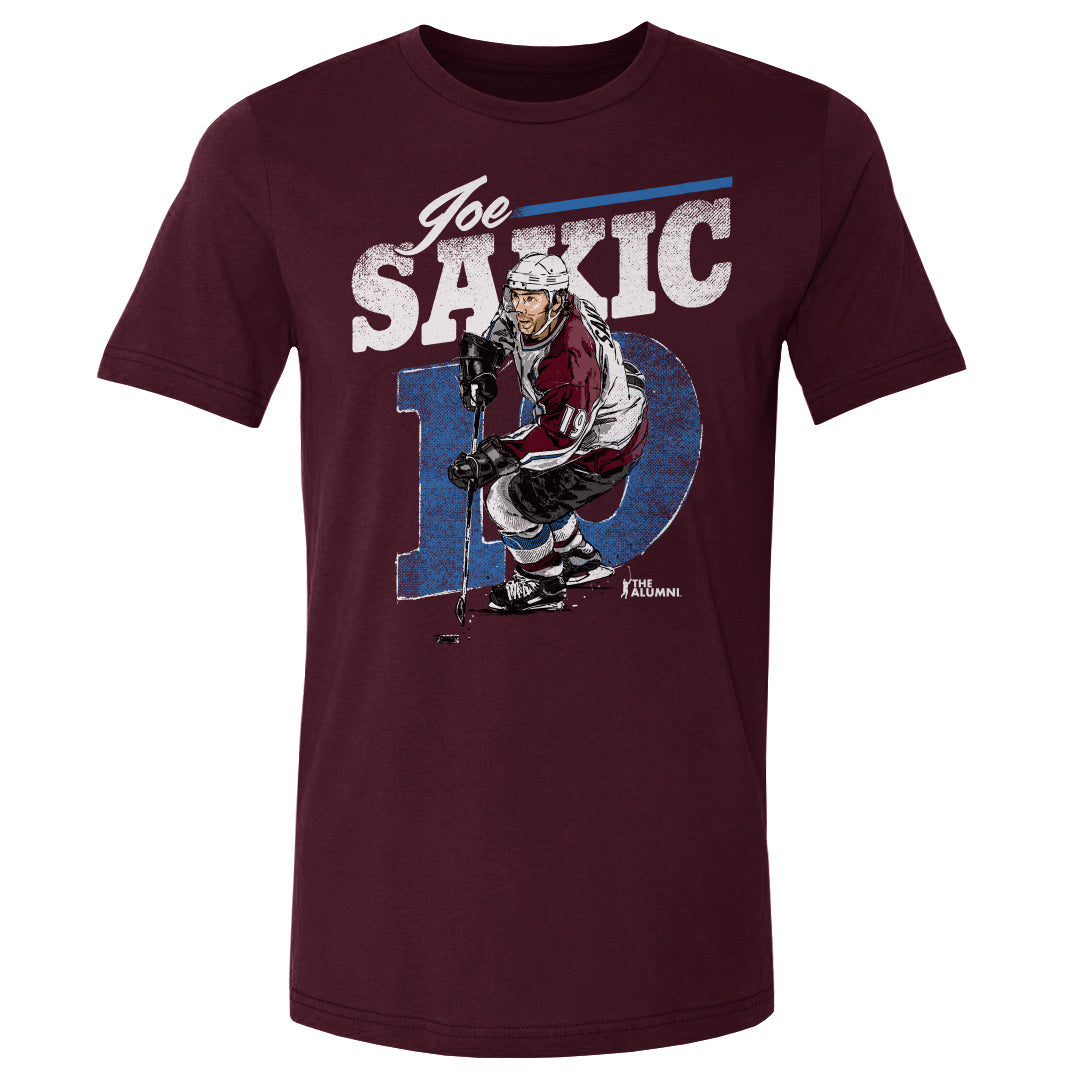 Joe Sakic Men's Cotton T-Shirt | 500 LEVEL