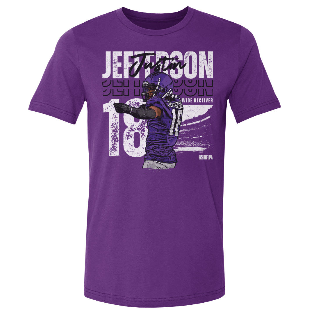 Justin Jefferson Men's Cotton T-Shirt | 500 LEVEL