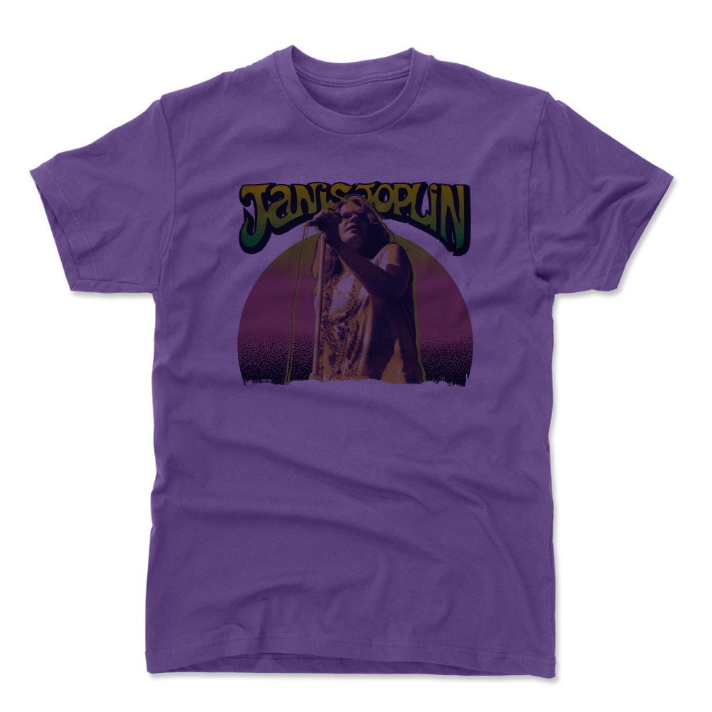 Janis Joplin Men's Cotton T-Shirt | 500 LEVEL