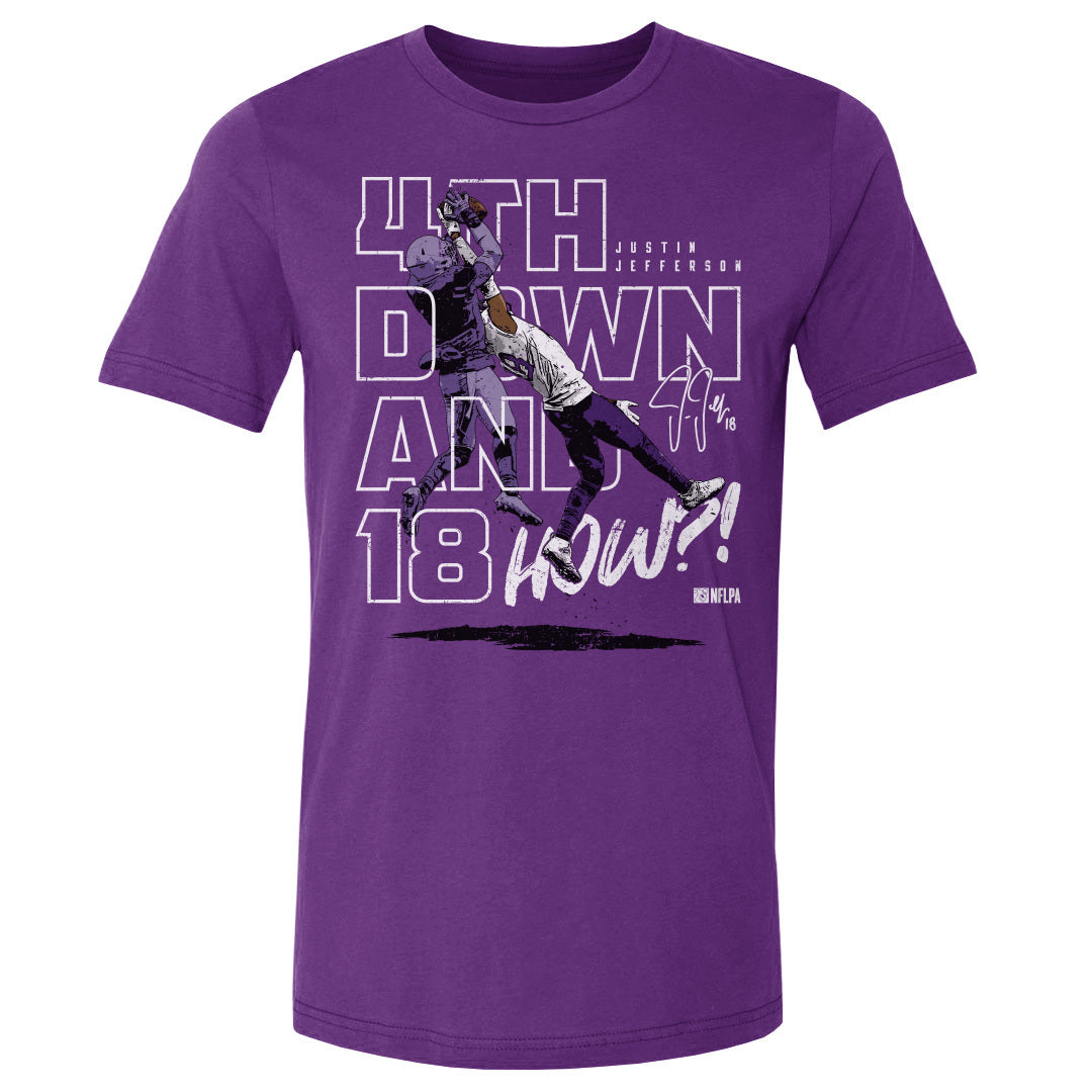 Justin Jefferson Men's Cotton T-Shirt | 500 LEVEL