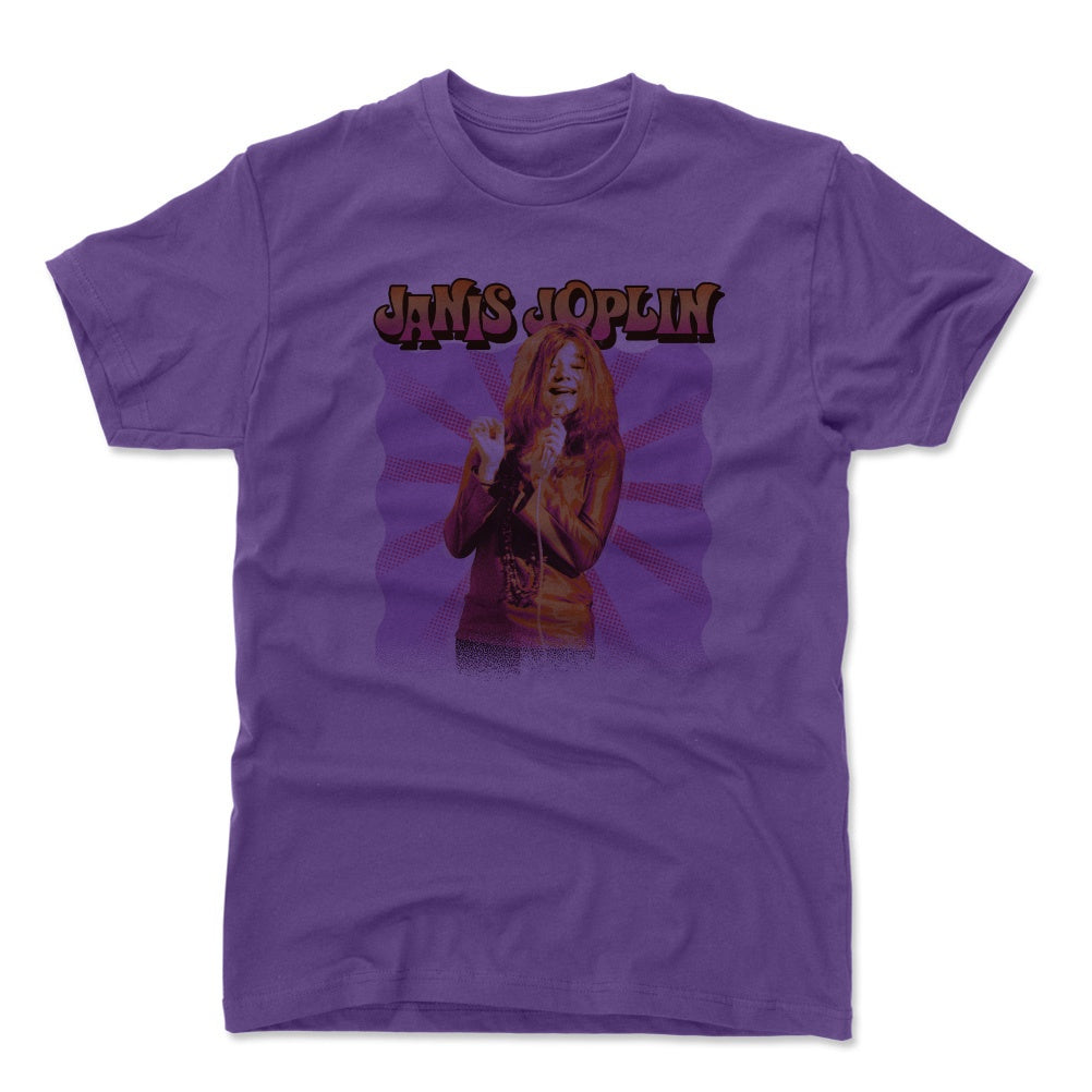 Janis Joplin Men's Cotton T-Shirt | 500 LEVEL