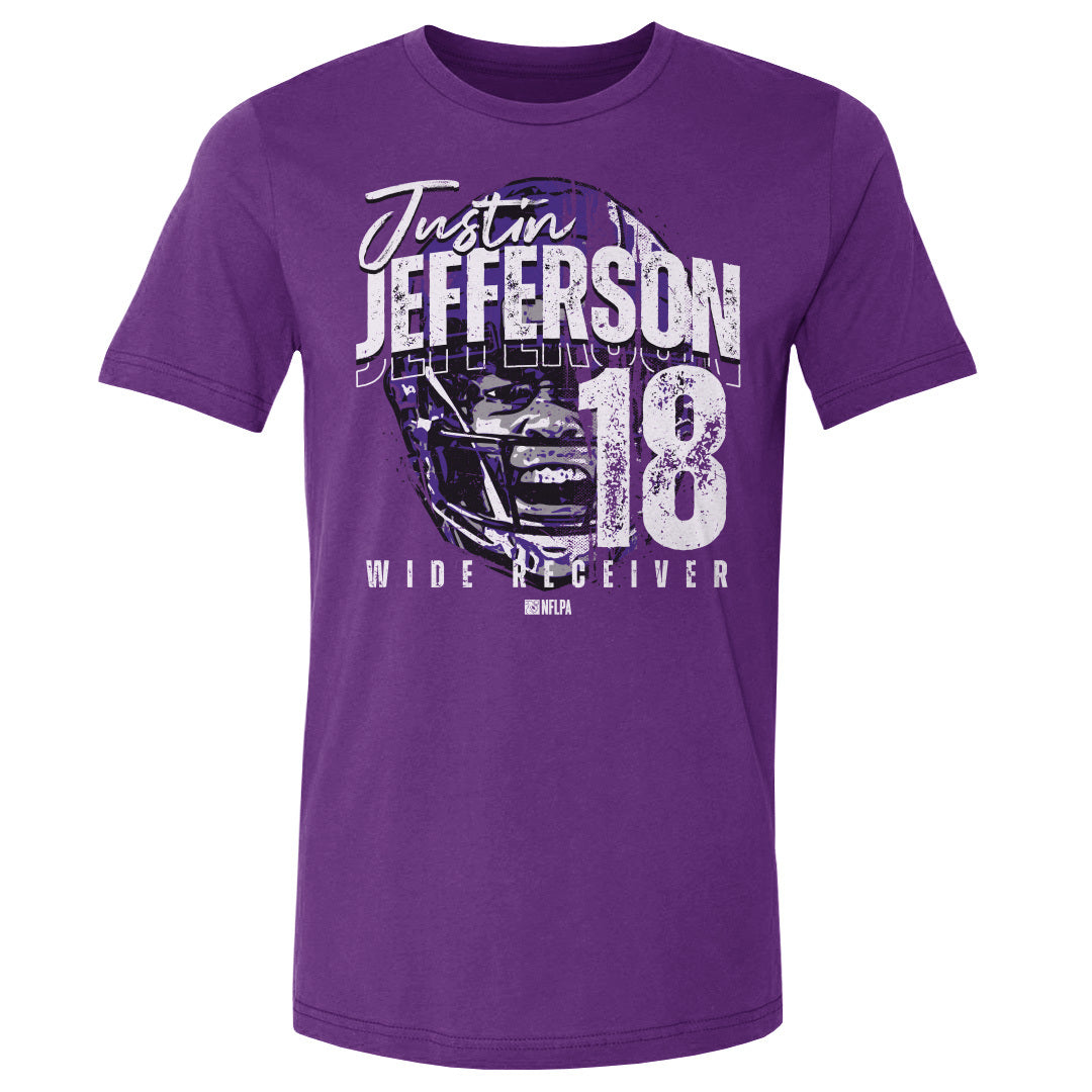 Justin Jefferson Men's Cotton T-Shirt | 500 LEVEL