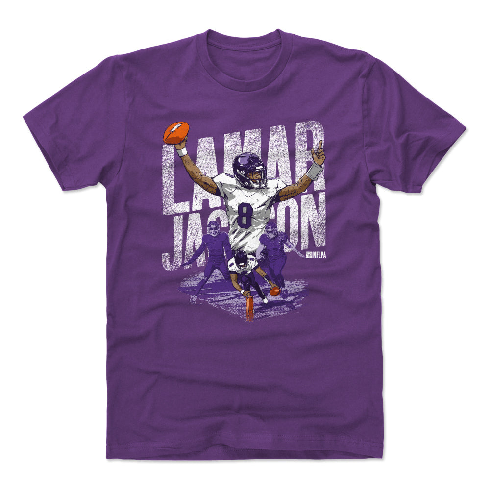 Lamar Jackson Men's Cotton T-Shirt | 500 LEVEL
