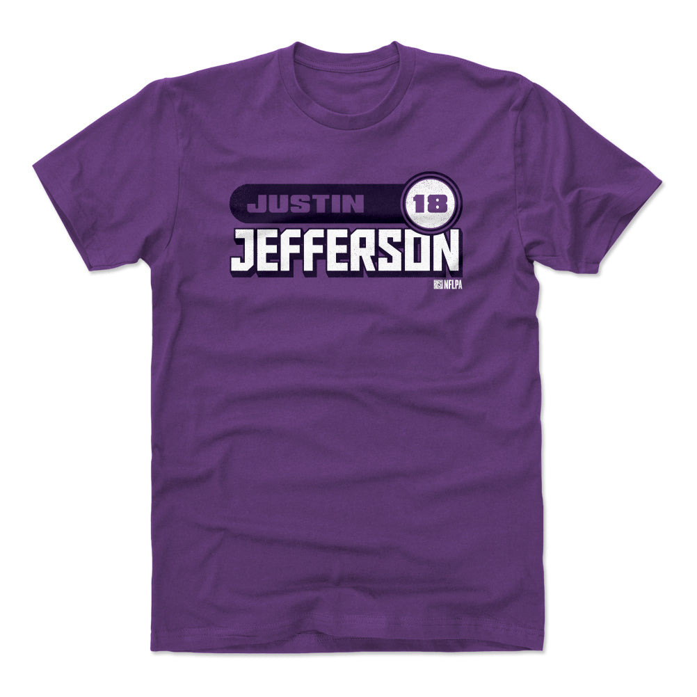 Justin Jefferson Men's Cotton T-Shirt | 500 LEVEL