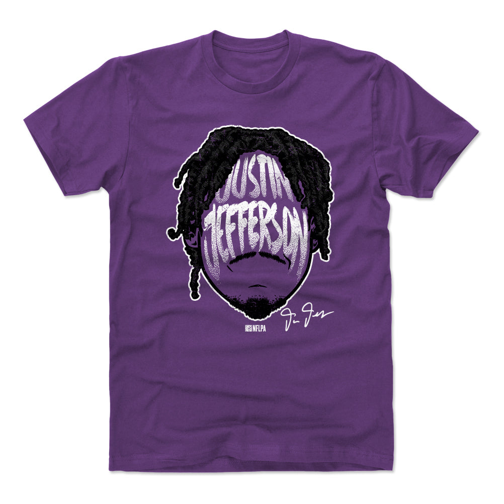 Justin Jefferson Men's Cotton T-Shirt | 500 LEVEL