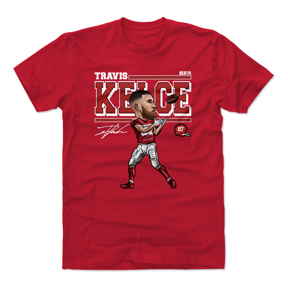Travis Kelce Men's Cotton T-Shirt | 500 LEVEL