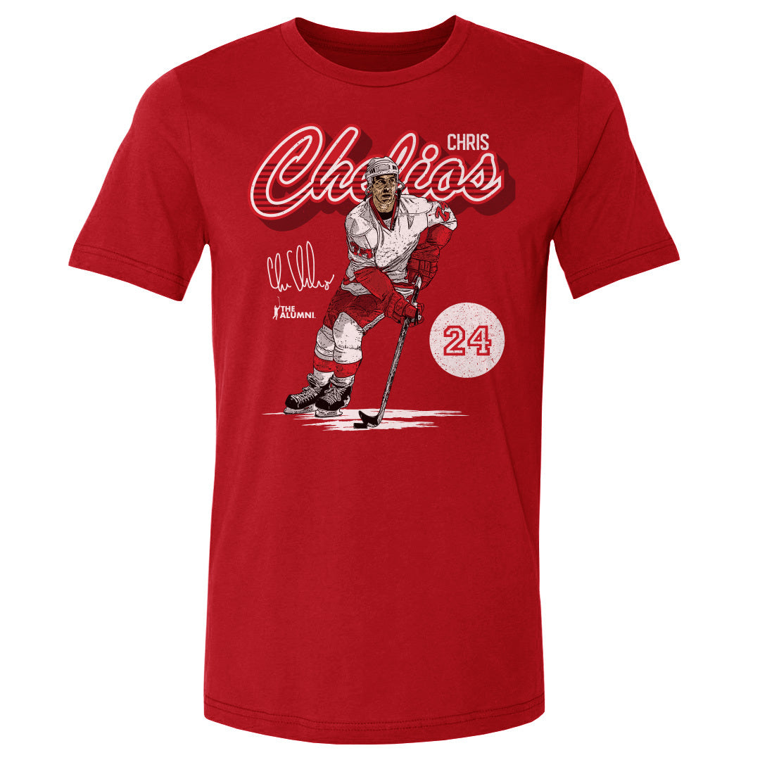 Chris Chelios Men's Cotton T-Shirt | 500 LEVEL
