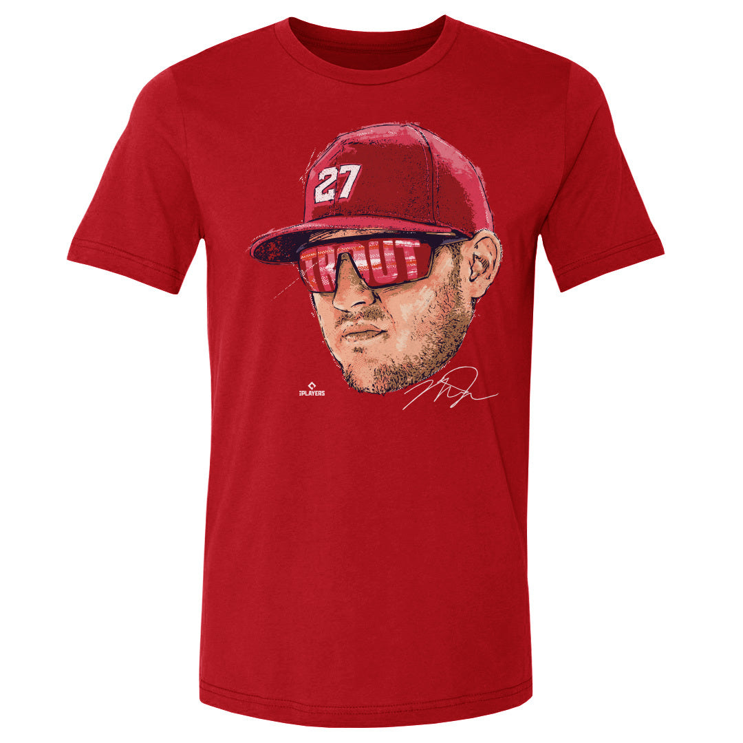 Mike Trout Men's Cotton T-Shirt | 500 LEVEL