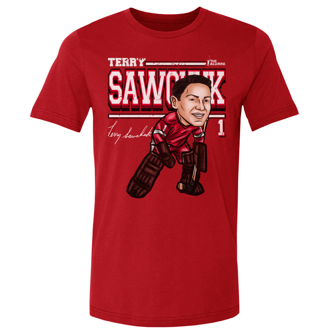 Terry Sawchuk Men's Cotton T-Shirt | 500 LEVEL