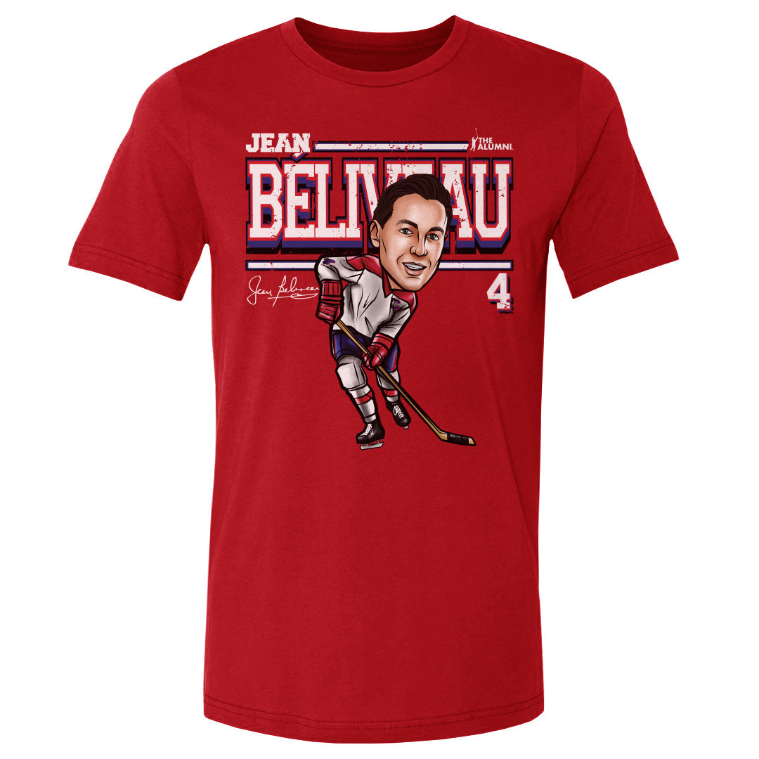Jean Beliveau Men's Cotton T-Shirt | 500 LEVEL