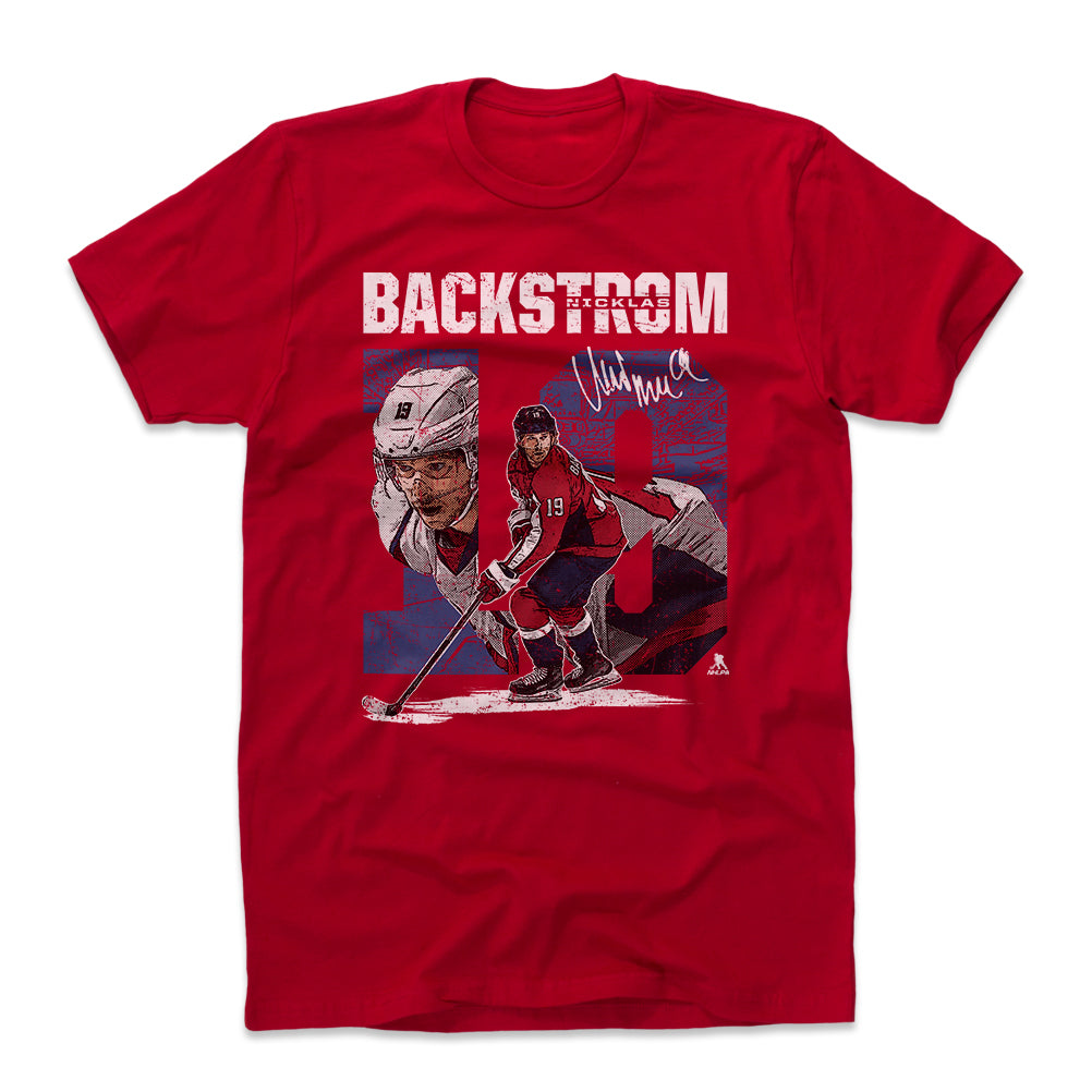 Nicklas Backstrom Men's Cotton T-Shirt | 500 LEVEL