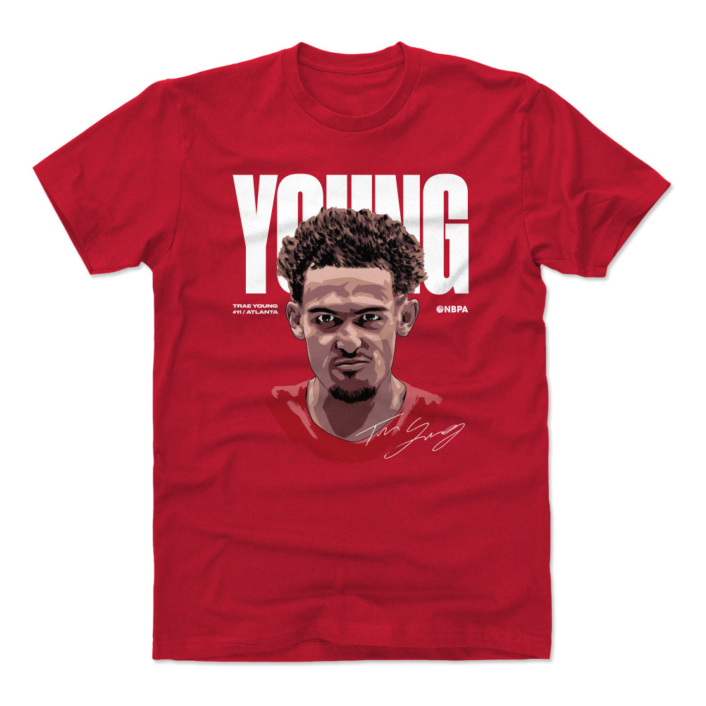 Trae Young Men's Cotton T-Shirt | 500 LEVEL
