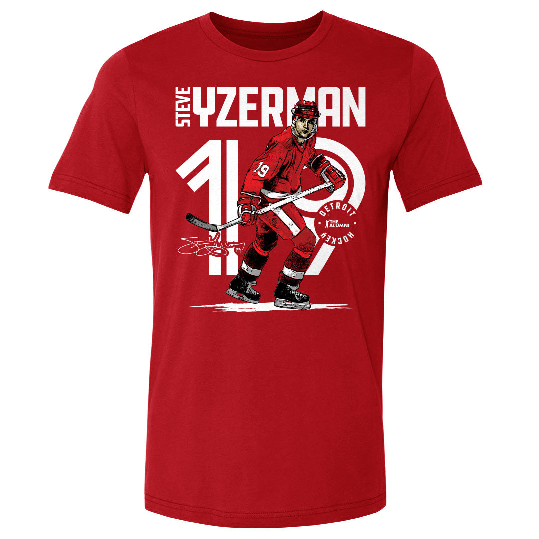 Steve Yzerman Men's Cotton T-Shirt | 500 LEVEL