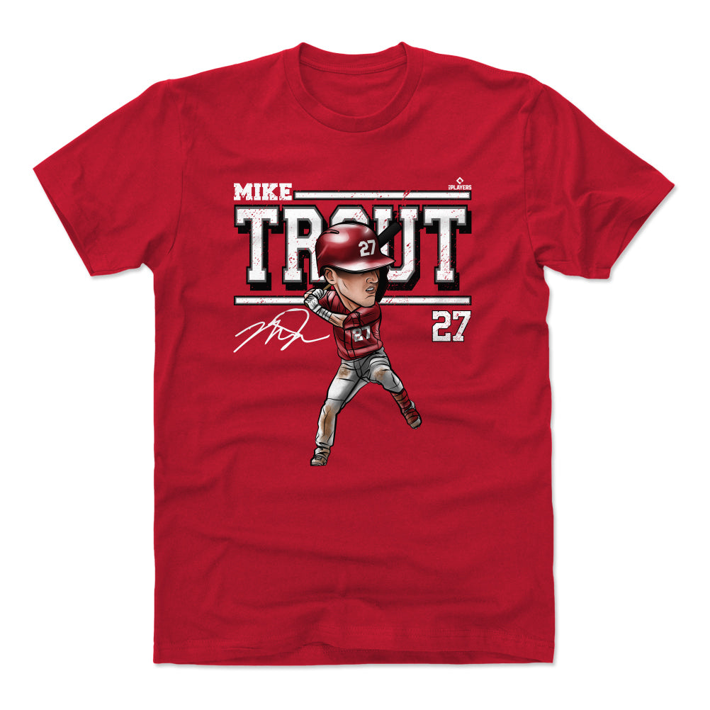 Mike Trout Men's Cotton T-Shirt | 500 LEVEL
