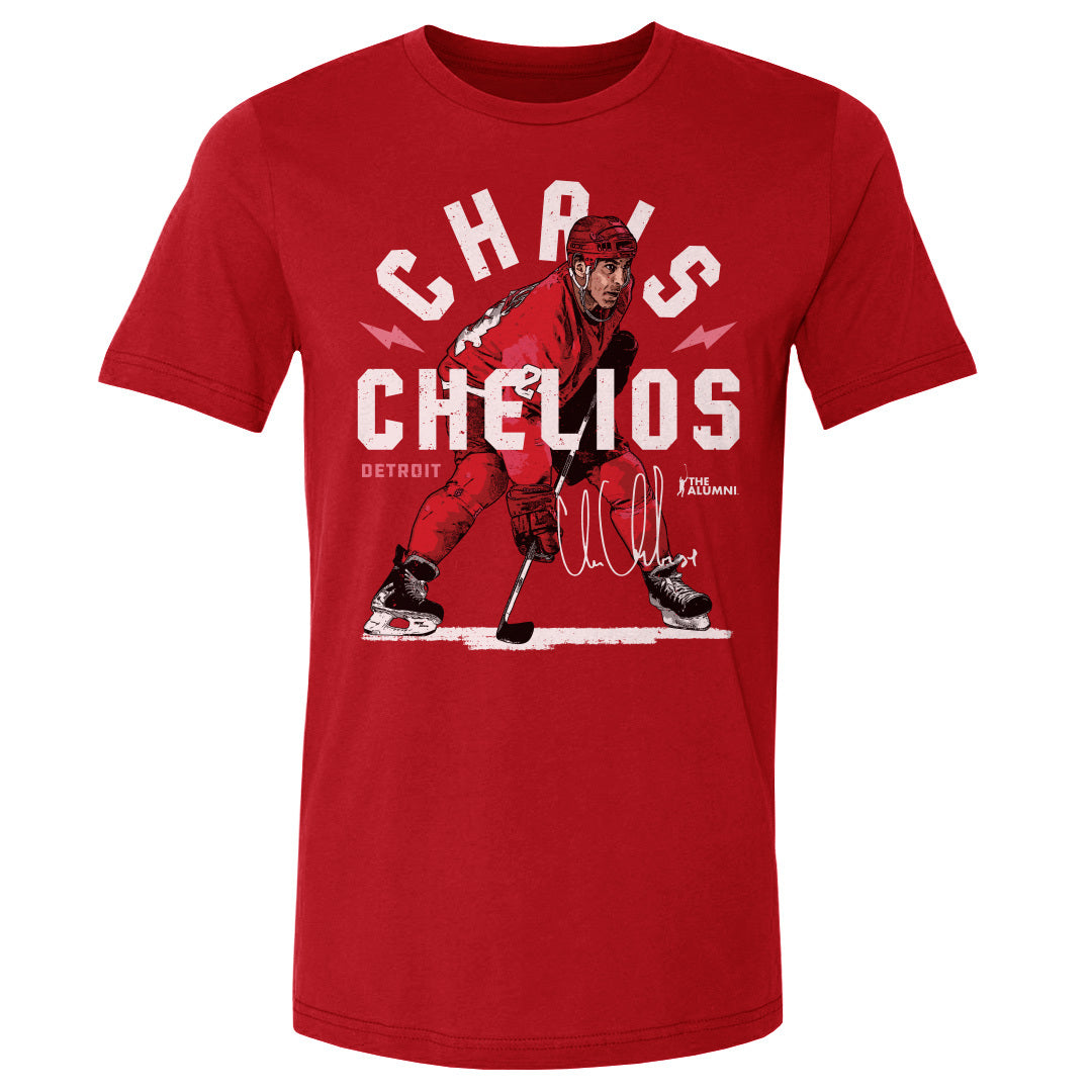 Chris Chelios Men's Cotton T-Shirt | 500 LEVEL